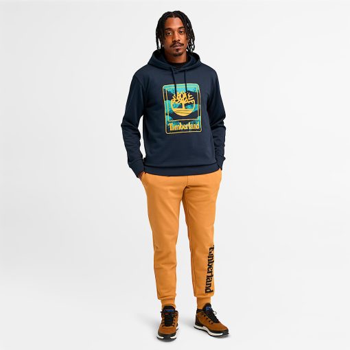 Timberland Gift Guide Holiday Exclusives-Mens Outdoor Graphic Brushback Hoodie- TB0A6W9T433-timberland store - Image 2