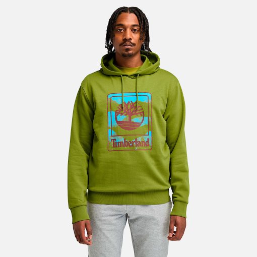 Timberland Gift Guide Holiday Exclusives-Mens Outdoor Graphic Brushback Hoodie- TB0A6W9TEFO-timberland outlet