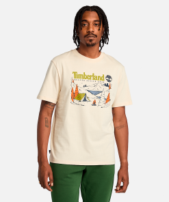 Timberland Men Clothing-Mens Outdoor Inspired Camping Graphic T-Shirt- TB0A62Q3EFL-timberland store near me