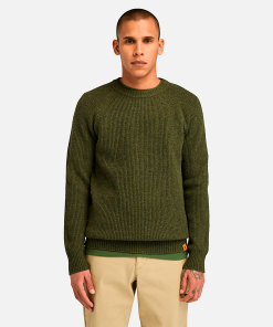 Timberland Men Clothing-Mens Phillips Brook Raglan Sleeve Crew Neck Sweater- TB0A62J3C43-timberland outlet