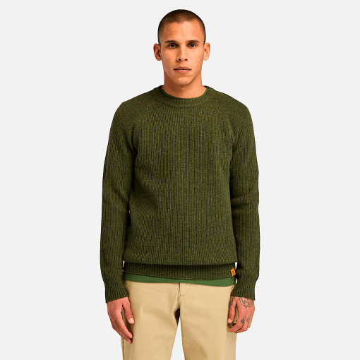 Timberland Men Clothing-Mens Phillips Brook Raglan Sleeve Crew Neck Sweater- TB0A62J3C43-timberland outlet