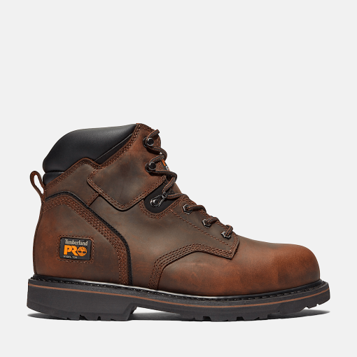 Timberland Timberland PRO® Men's Footwear-Mens Pit Boss 6" Steel Toe Work Boot- TB133034214-timbs men