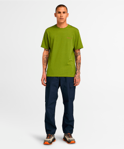 Timberland Men Clothing-Mens Polartec® Fleece Quick-Dry Short Sleeve T-Shirt- TB0A5SEPEMG-timberland boots near me 2