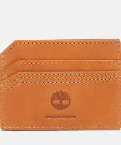 Timberland Men Accessories-Mens Quad Stitch Nubuck Card Case- TB0A2MPB231-timberland boots near me 2