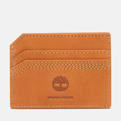 Timberland Men Accessories-Mens Quad Stitch Nubuck Card Case- TB0A2MPB231-timberland boots near me - Image 2