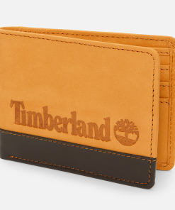 Timberland Men Accessories-Mens Red Bank Two-Tone Billfold Wallet- TB0A2MSK231-timberland pro