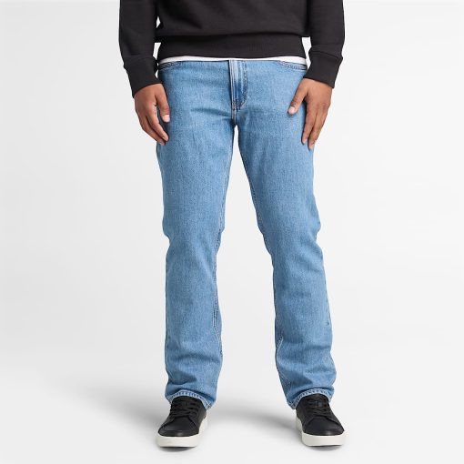 Timberland Men Clothing-Mens Sandown Straight-Fit Denim Pant- TB0A6GM7BQ8-timberland loafers