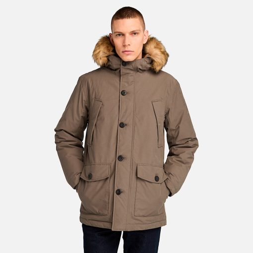 Timberland Men Clothing-Mens Scar Ridge Parka with DryVent™ Technology- TB0A22W2BK0-timberland boots on sale