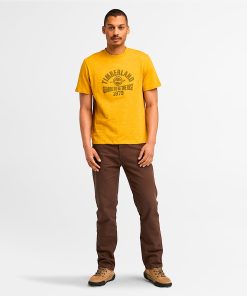 Timberland Men Clothing-Mens Seasonal Logo Graphic Short Sleeve T-Shirt- TB0A6VMJEFM-timberland loafers 2