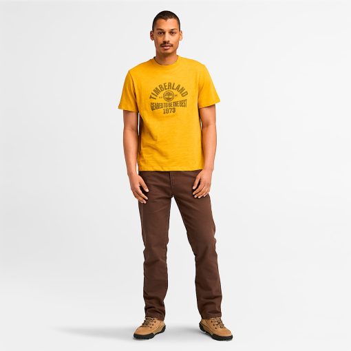 Timberland Men Clothing-Mens Seasonal Logo Graphic Short Sleeve T-Shirt- TB0A6VMJEFM-timberlands - Image 2