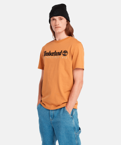 Timberland Men Clothing-Mens Short Sleeve Est. 1973 Crew T-Shirt- TB0A6SE1P47-timbs