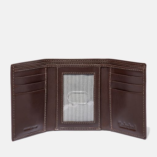 Timberland Men Accessories-Mens Smooth Leather Trifold Wallet- TB0A1CO8214-timberland pro - Image 2