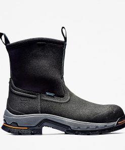 Timberland Timberland PRO® Men’s Footwear-Mens Stockdale Pull-On Alloy Toe Waterproof Work Boot- TB1A1AXG001-timbs men