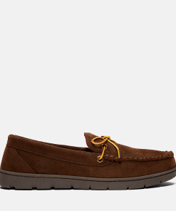 Timberland Footwear Men’s Stony Ledge Flannel-Lined Moc Slipper-Mens Stony Ledge Flannel-Lined Moc Slipper- TB0A2Q7A242-timberland boots near me