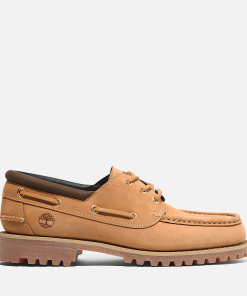 Timberland Featured Collections Icons You’ll Love-Mens Timberland® Authentics 3-Eye Boat Shoe- TB0A41Z7754-timberland sale