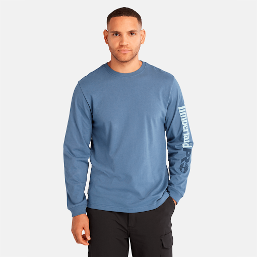 Timberland Timberland PRO® Clothing-Mens Timberland PRO® Core Logo Long-Sleeve T-Shirt- TB0A6ESB432-tims shoes