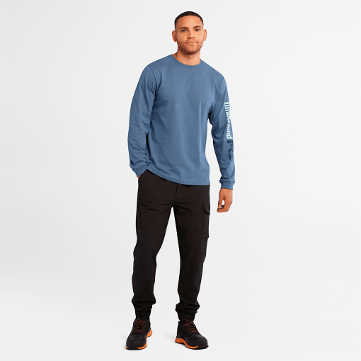 Timberland Timberland PRO® Clothing-Mens Timberland PRO® Core Logo Long-Sleeve T-Shirt- TB0A6ESB432-tims shoes - Image 2