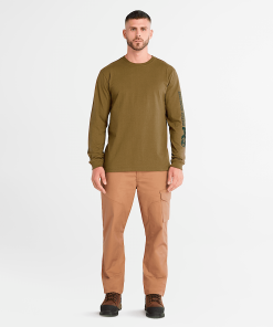 Timberland Timberland PRO® Clothing-Mens Timberland PRO® Core Logo Long-Sleeve T-Shirt- TB0A6ESB360-timberland pro 2