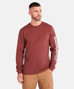 Timberland Timberland PRO® Clothing-Mens Timberland PRO® Core Logo Long-Sleeve T-Shirt- TB0A6ESB644-timberland store near me