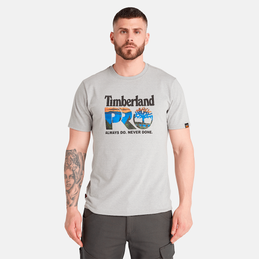 Timberland Timberland PRO® Clothing-Mens Timberland PRO® Core Logo T-Shirt- TB0A6EYK052-timberland sale