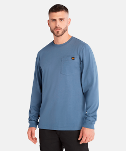 Timberland Timberland PRO® Clothing-Mens Timberland PRO® Core Pocket Long-Sleeve T-Shirt- TB0A6ESY432-timberland boots on sale