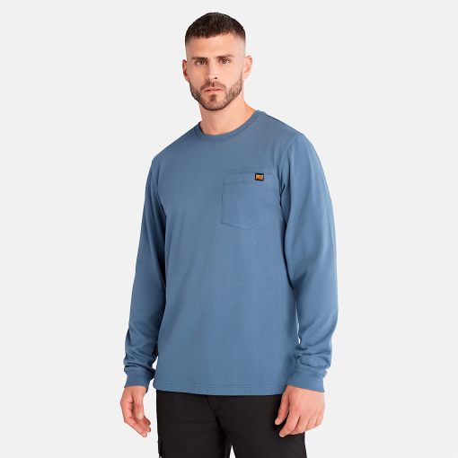 Timberland Timberland PRO® Clothing-Mens Timberland PRO® Core Pocket Long-Sleeve T-Shirt- TB0A6ESY432-timberland boots on sale