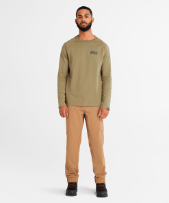 Timberland Timberland PRO® Clothing-Mens Timberland PRO® Core Reflective Logo Long-Sleeve T-Shirt- TB0A64QD360-timberland store near me 2