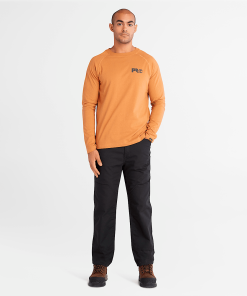 Timberland Timberland PRO® Clothing-Mens Timberland PRO® Core Reflective Logo Long-Sleeve T-Shirt- TB0A64QDP47-timberland pro 2