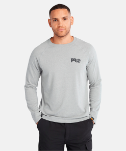 Timberland Timberland PRO® Clothing-Mens Timberland PRO® Core Reflective Logo Long-Sleeve T-Shirt- TB0A64QD052-timberlands