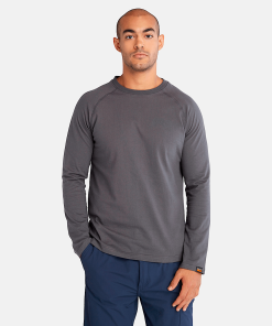 Timberland Timberland PRO® Clothing-Mens Timberland PRO® Core Reflective Logo Long-Sleeve T-Shirt- TB0A64QDBS5-timberland store