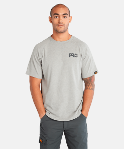 Timberland Timberland PRO® Clothing-Mens Timberland PRO® Core Reflective Logo T-Shirt- TB0A64R1052-timberland store near me