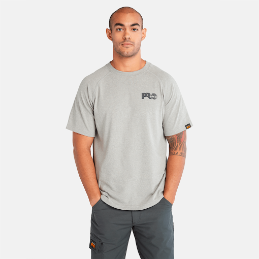 Timberland Timberland PRO® Clothing-Mens Timberland PRO® Core Reflective Logo T-Shirt- TB0A64R1052-timberland store near me