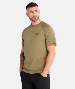 Timberland Timberland PRO® Clothing-Mens Timberland PRO® Core Reflective Logo T-Shirt- TB0A64R1360-timberland store