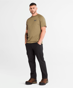 Timberland Timberland PRO® Clothing-Mens Timberland PRO® Core Reflective Logo T-Shirt- TB0A64R1360-timberland store 2