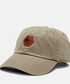 Timberland Timberland PRO® Clothing-Mens Timberland PRO® Faux-Leather Logo Low-Profile Cap- TB0A55RM360-timberland boots near me