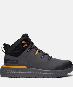 Timberland Timberland PRO® Men’s Footwear-Mens Timberland PRO® Intercept Mid Steel Toe Work Sneaker- TB0A67R7EOS-timberland boots near me