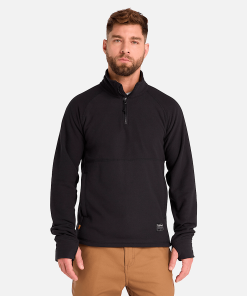 Timberland Timberland PRO® Clothing-Mens Timberland PRO® Irvine 1/4-Zip Waffle Fleece Jacket- TB0A6D46001-timberland pro