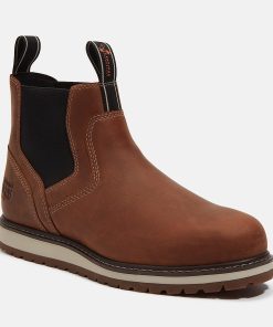 Timberland Timberland PRO® Men’s Footwear-Mens Timberland PRO® Irvine Wedge Chelsea Soft Toe Work Boot- TB0A66BUEM4-timberland outlet 2