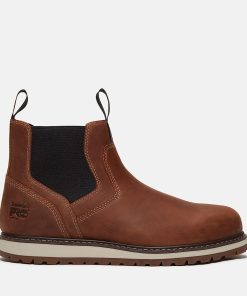 Timberland Timberland PRO® Men’s Footwear-Mens Timberland PRO® Irvine Wedge Chelsea Soft Toe Work Boot- TB0A66BUEM4-timberland boots on sale