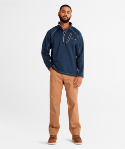 Timberland Timberland PRO® Clothing-Mens Timberland PRO® Reaxion Quarter-Zip Athletic-Fit Fleece Jacket- TB0A55RV440-timberland sale 2