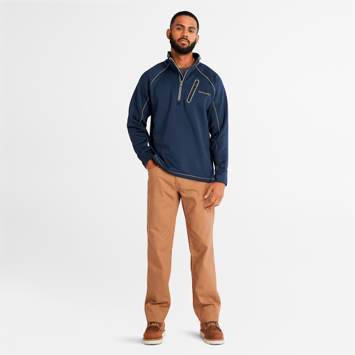 Timberland Timberland PRO® Clothing-Mens Timberland PRO® Reaxion Quarter-Zip Athletic-Fit Fleece Jacket- TB0A55RV440-timberland sale - Image 2