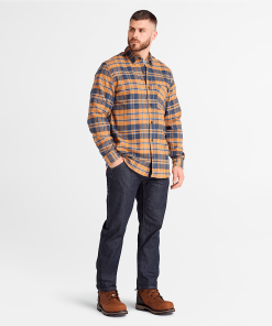 Timberland Timberland PRO® Clothing-Mens Timberland PRO® Woodfort Midweight Flannel Shirt- TB0A6D4TP50-black timberland 2