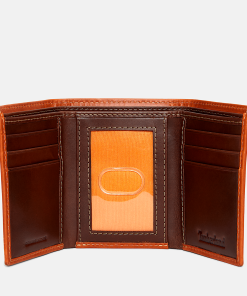 Timberland Men Accessories-Mens Waxy Pull Up Trifold- TB0A2MN8212-timberlands 2