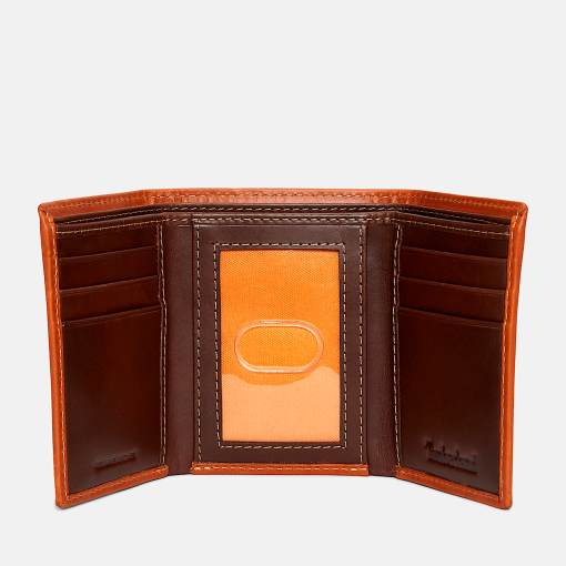 Timberland Men Accessories-Mens Waxy Pull Up Trifold- TB0A2MN8212-timberlands - Image 2