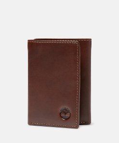 Timberland Men Accessories-Mens Waxy Pull Up Trifold- TB0A2MN8214-timberland sale