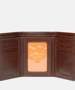 Timberland Men Accessories-Mens Waxy Pull Up Trifold- TB0A2MN8214-timberland sale 2