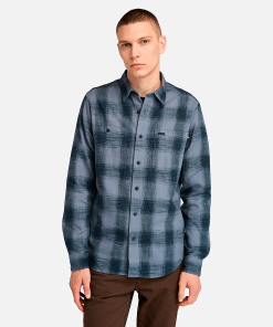 Timberland Men Clothing-Mens Windham Heavy Weight Flannel Shirt- TB0A6V3PEFE-timberland store near me