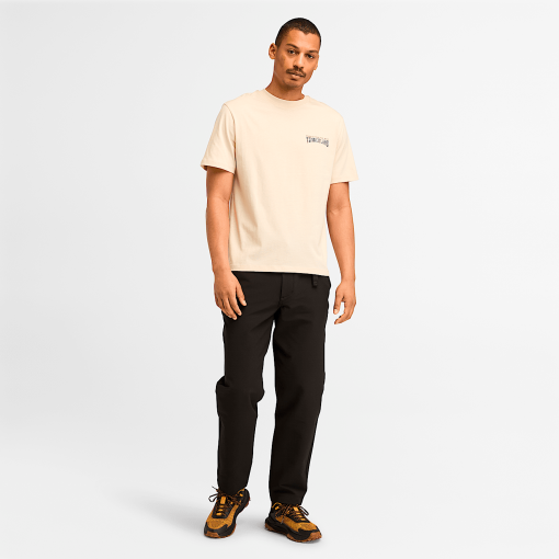 Timberland Men Clothing-Mens Work Inspired Back Graphic Short Sleeve T-Shirt- TB0A6VKXEFL-timberland loafers - Image 2