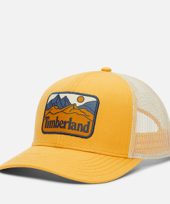 Timberland Accessories Hats-Mountain Line Patch Trucker Cap- TB0A2Q52EFM-timberland store