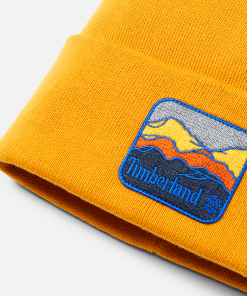 Timberland Men Accessories-Mountain Patch Beanie- TB0A2PNJEFM-timberland boots on sale 2